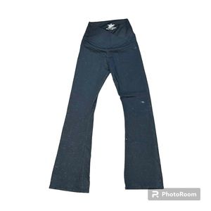 Black flare leg leggings